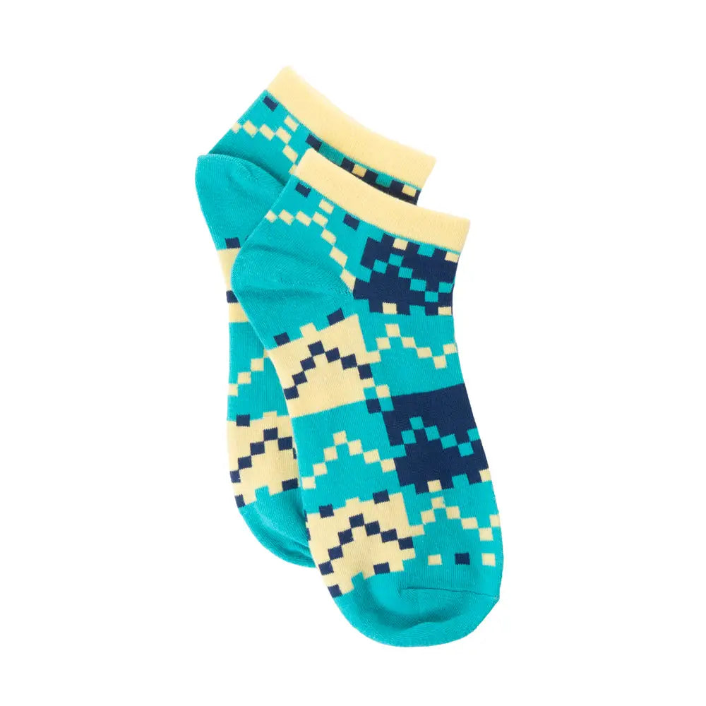 Buttercup Breeze Betty Ankle Socks In Blue - Socks