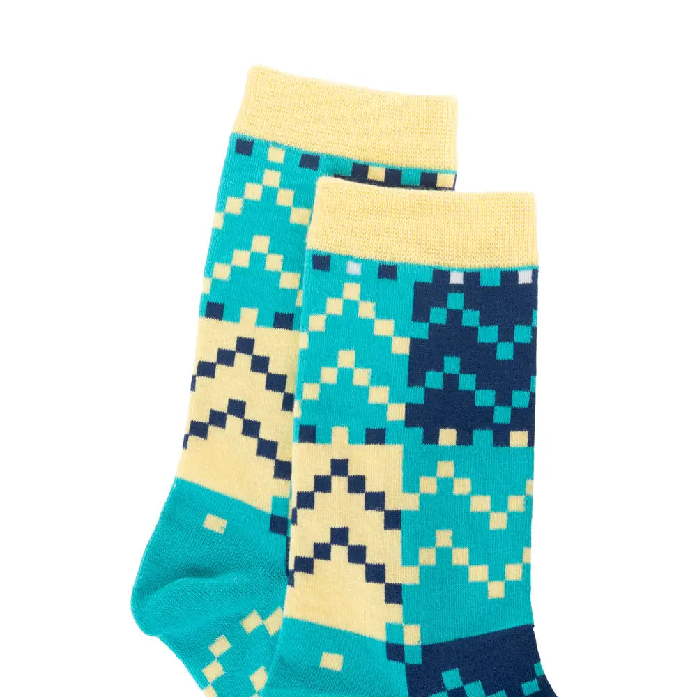 Buttercup Breeze Betty Socks In Blue - Socks