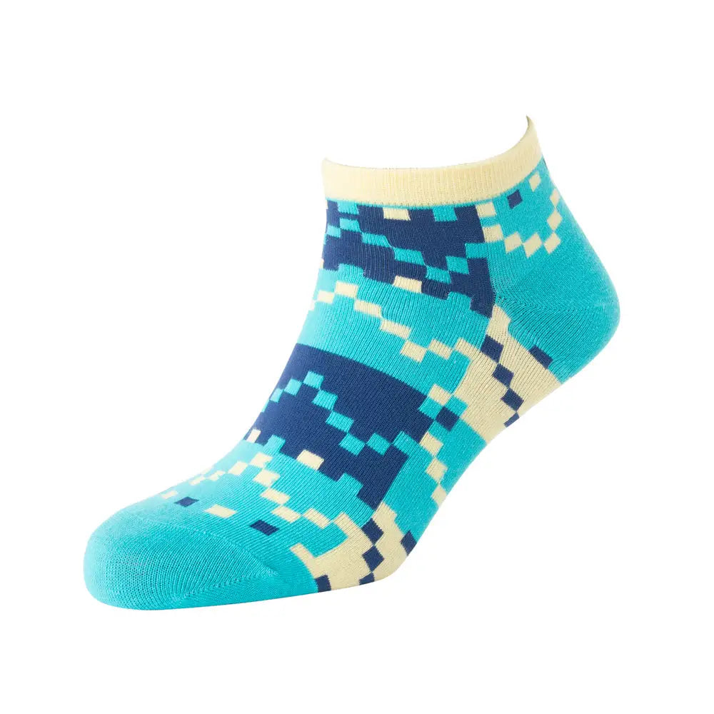 Buttercup Breeze Betty Ankle Socks In Blue - Socks
