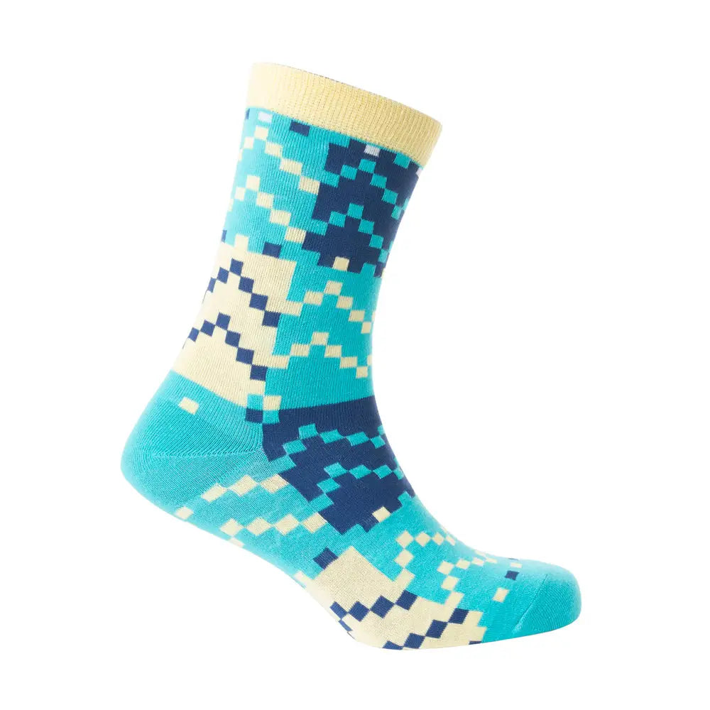Buttercup Breeze Betty Socks In Blue - Socks