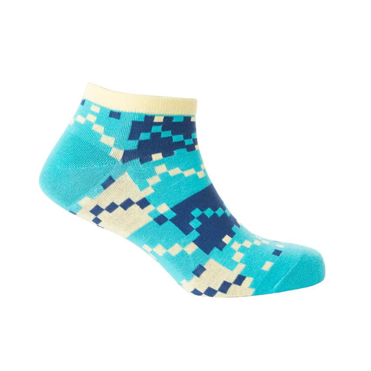 Buttercup Breeze Betty Ankle Socks In Blue - Socks