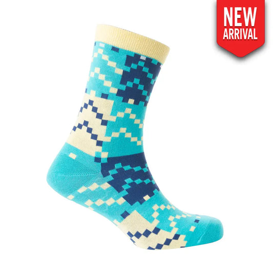 Buttercup Breeze Betty Socks In Blue - Socks