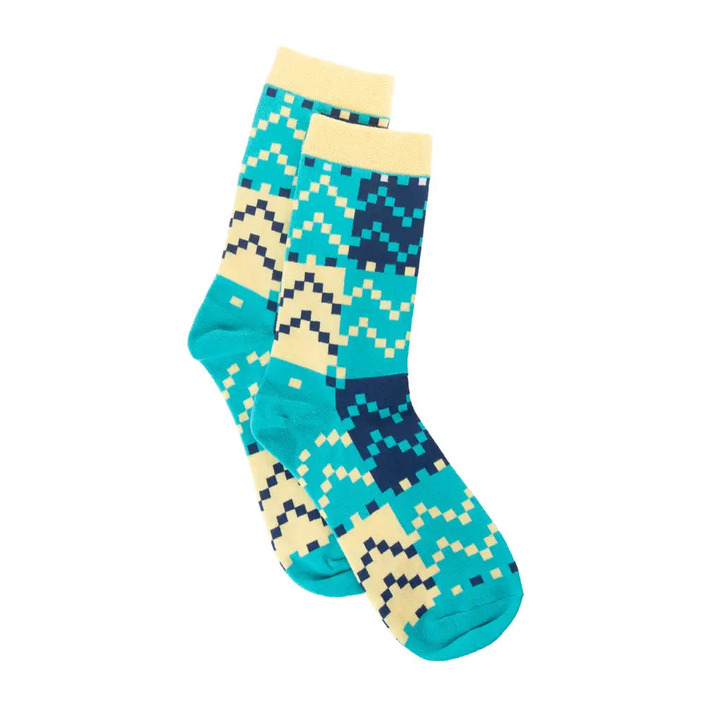 Buttercup Breeze Betty Socks In Blue - Socks