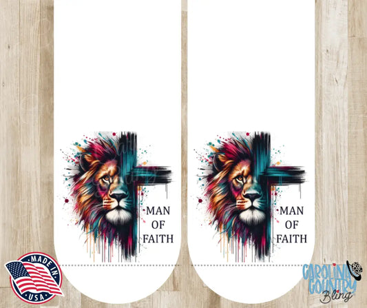 Man Of Faith – White Socks