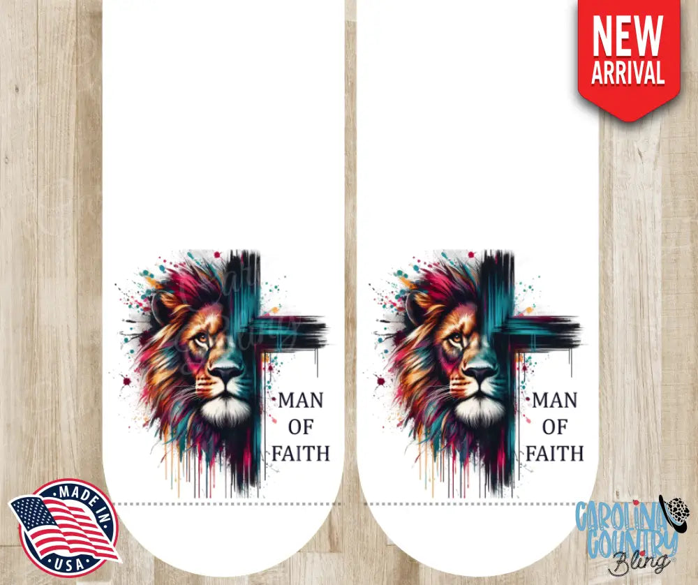 Man Of Faith – White Socks