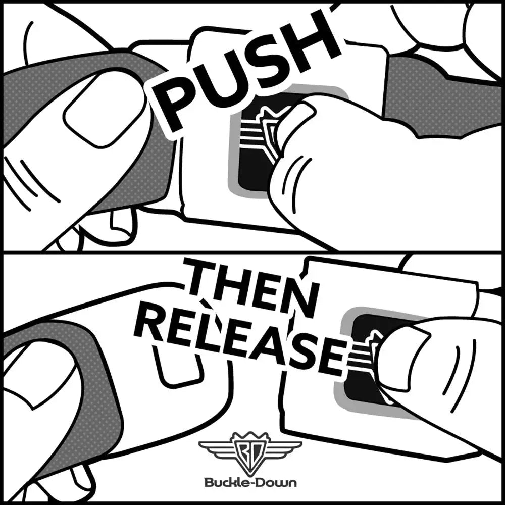 Spirit of Detroit Logo Full Color Black/White Seatbelt Belt - Mini Hearts Black/Multi Neon Webbing Seatbelt Belts