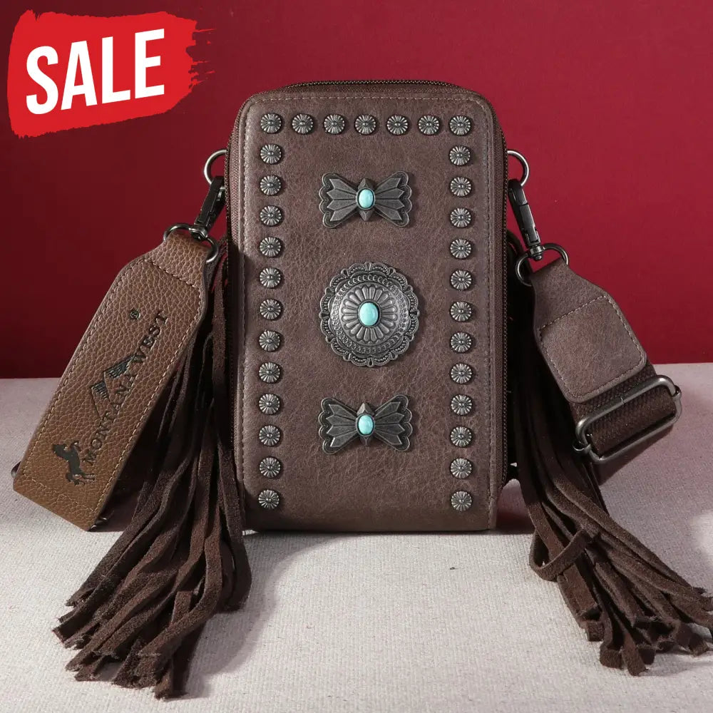 Mariposa Concho – Brown Purse/Bag