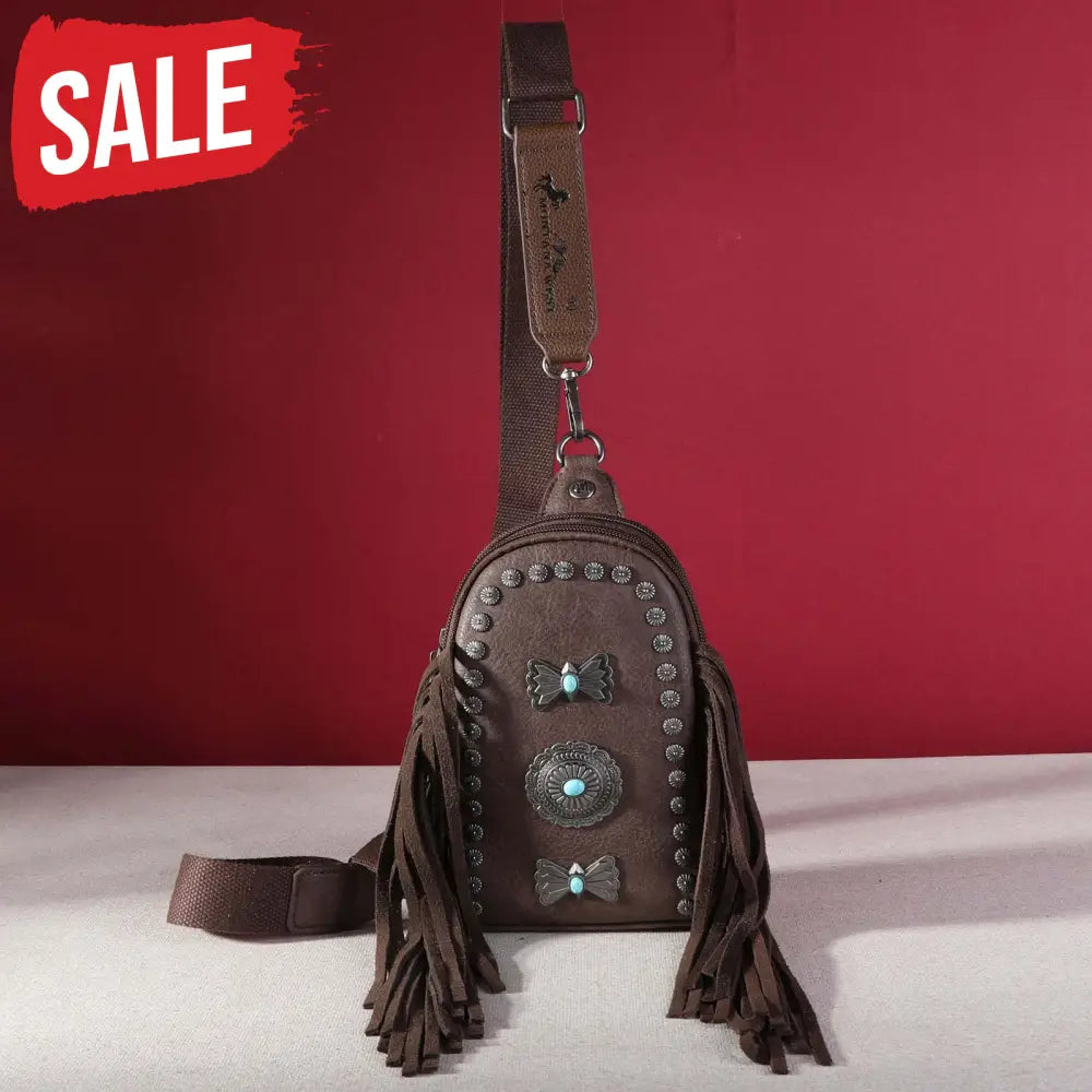 Mariposa Concho – Brown Purse/Bag