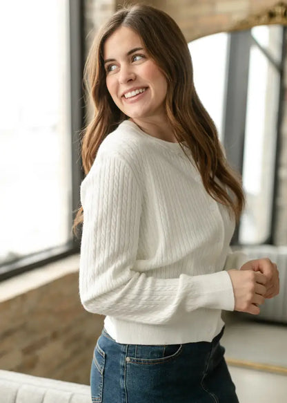 Mason White Button Up Cardigan - IC Layering Essentials