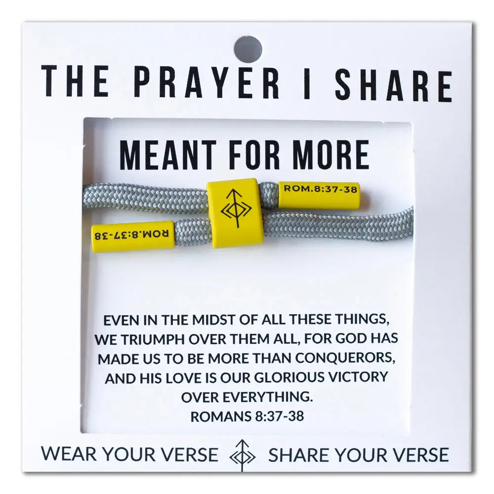 Meant For More Romans 8:37-38 bracelet