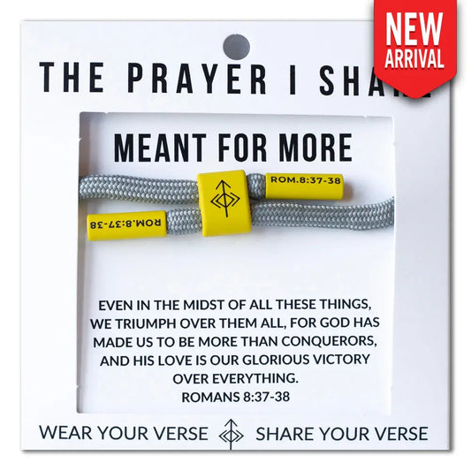 Meant For More Romans 8:37-38 bracelet
