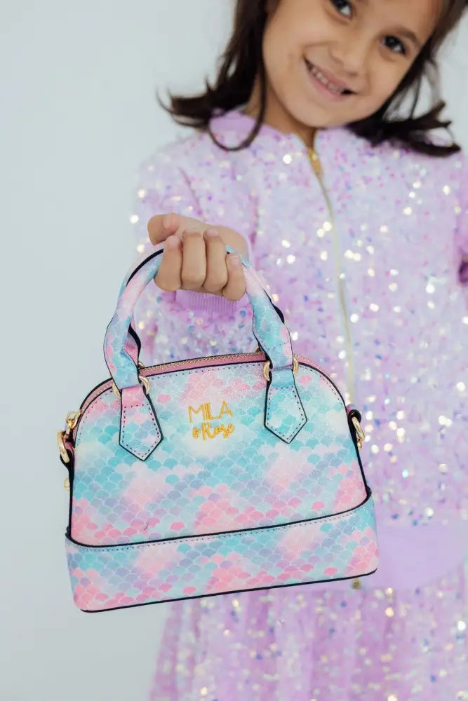 Mermaid Glitter Girl’s Crossbody Purse - Purse