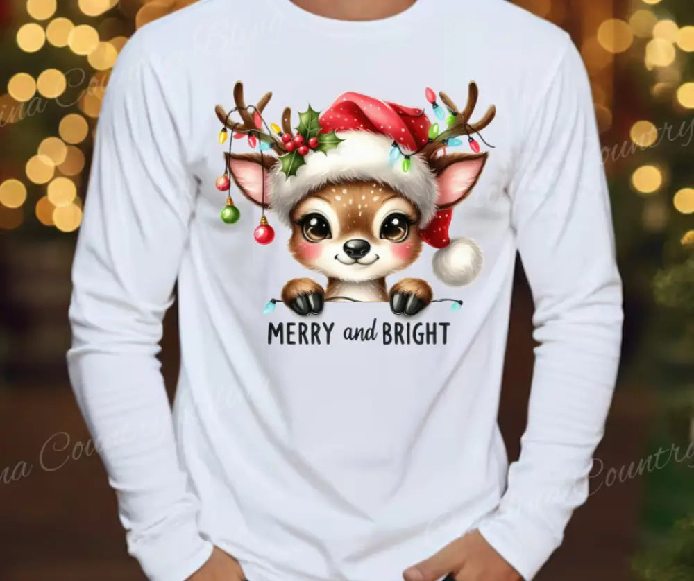 Merry & Bright - Multi Small / Long Shirt