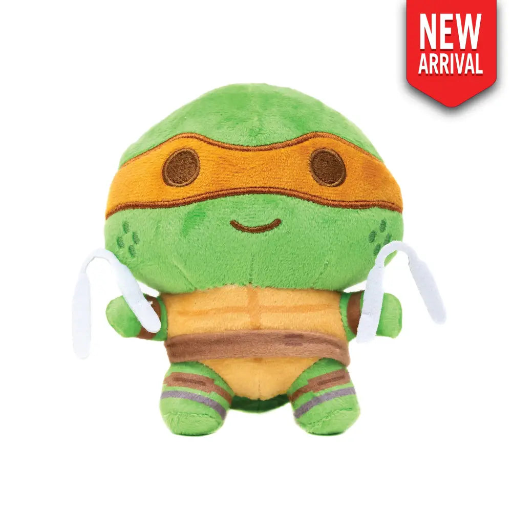 Michelangelo - Orange Dog Toy Squeaky Plush