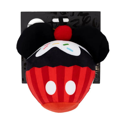 Dog Toy Squeaker Plush - Mickey Mouse Cupcake with Ears Red Dog Toy Squeaky Plush