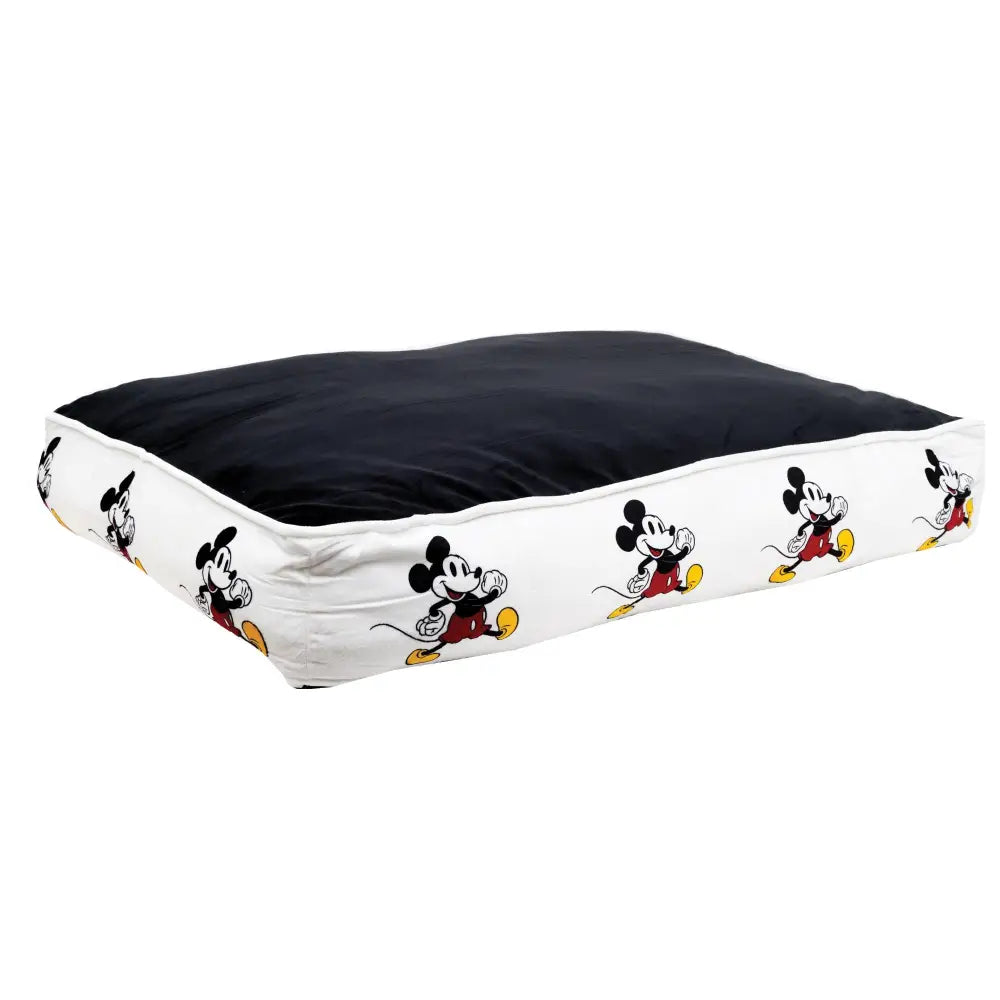Rectangle Pet Bed - Mickey Mouse Walking Pose White - Pet Beds
