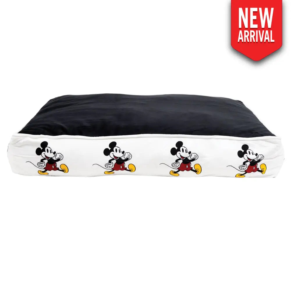 Rectangle Pet Bed - Mickey Mouse Walking Pose White - Pet Beds