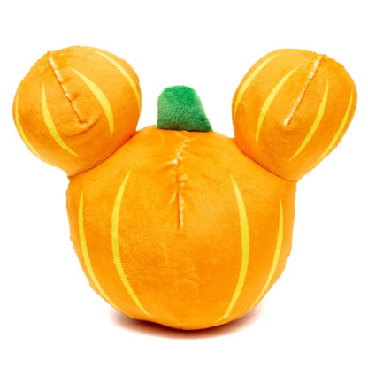 Dog Toy Squeaker Plush - Disney Halloween Mickey Mouse Pumpkin Face Dog Toy Squeaky Plush