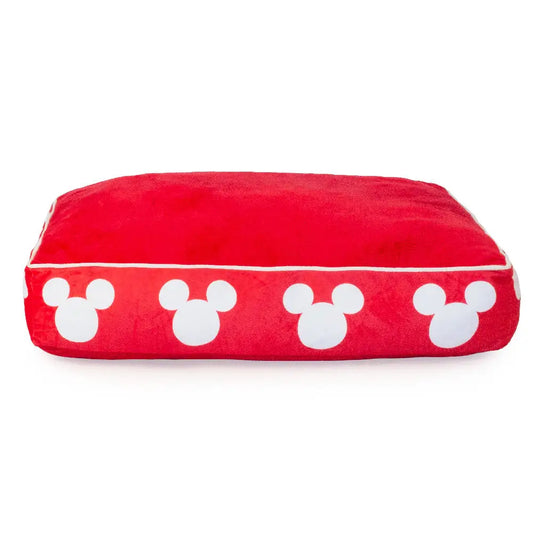 Rectangle Pet Bed - Mickey Mouse Ears Icon Red/White - Pet Beds