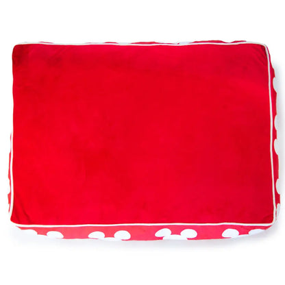 Rectangle Pet Bed - Mickey Mouse Ears Icon Red/White - Pet Beds