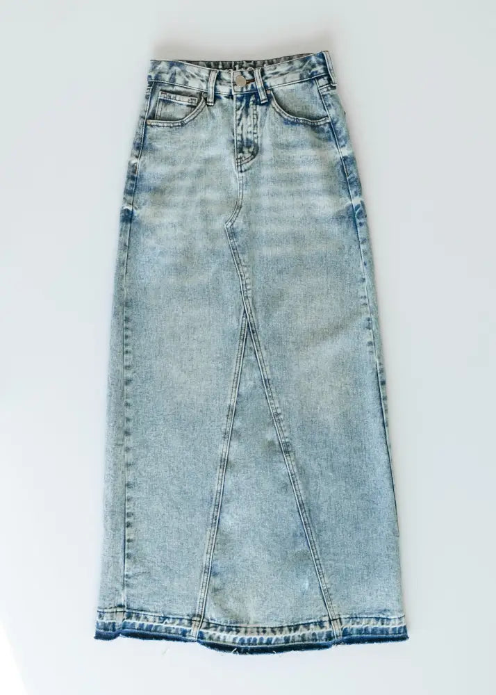 Mina Denim Maxi Skirt IC Skirts