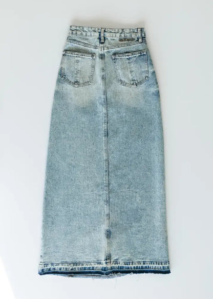 Mina Denim Maxi Skirt IC Skirts