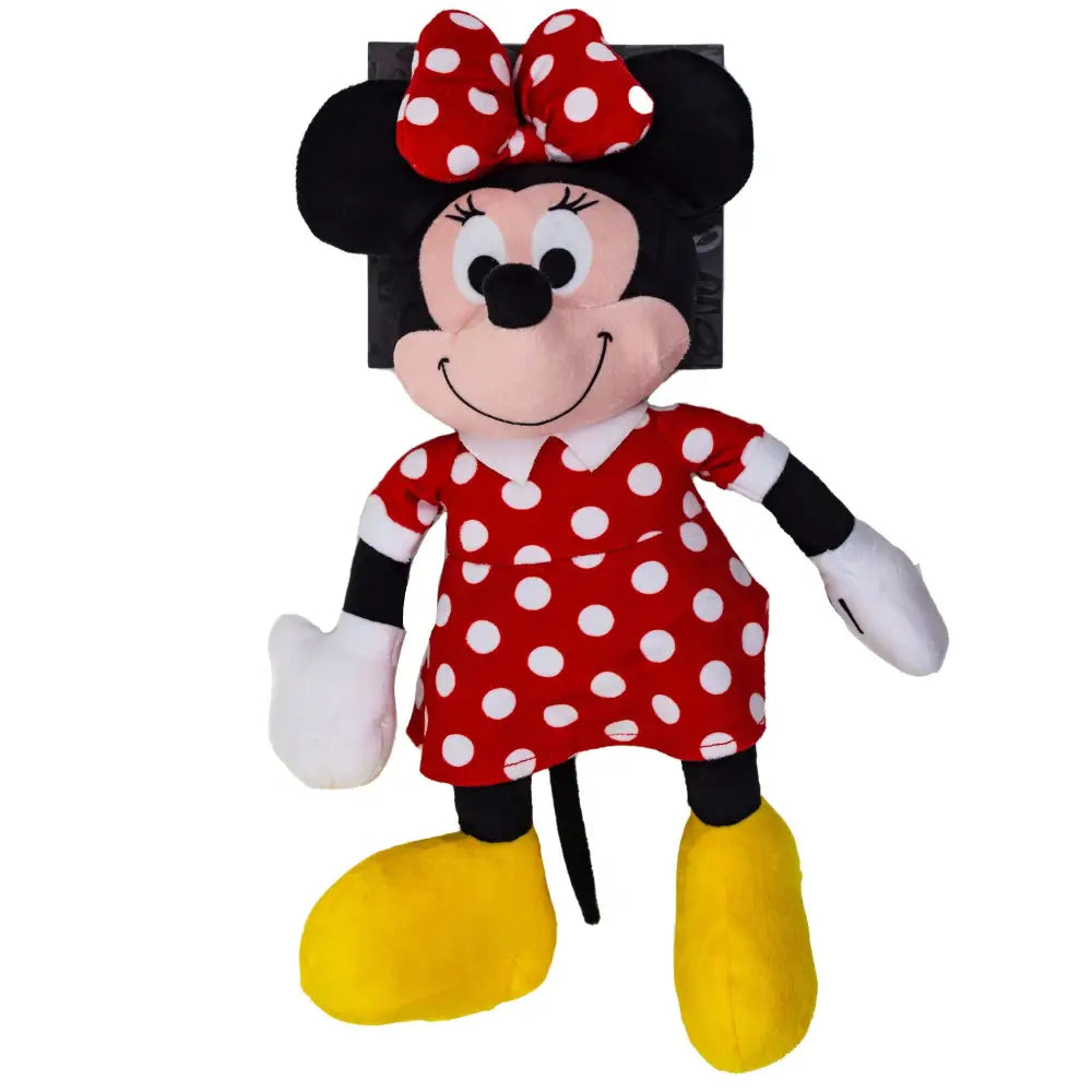 Dog Toy Squeaker Plush - Disney Minnie Mouse Smiling Sitting Pose Dog Toy Squeaky Plush