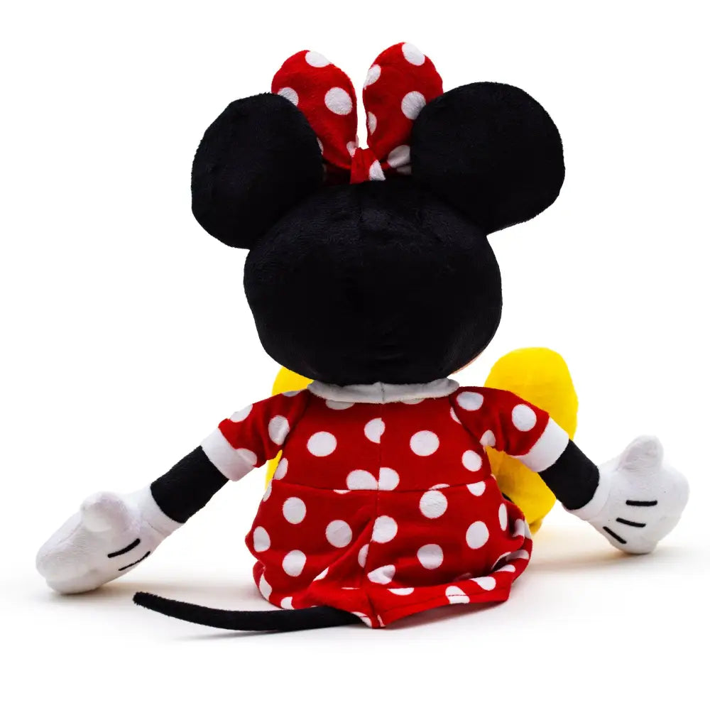 Dog Toy Squeaker Plush - Disney Minnie Mouse Smiling Sitting Pose Dog Toy Squeaky Plush