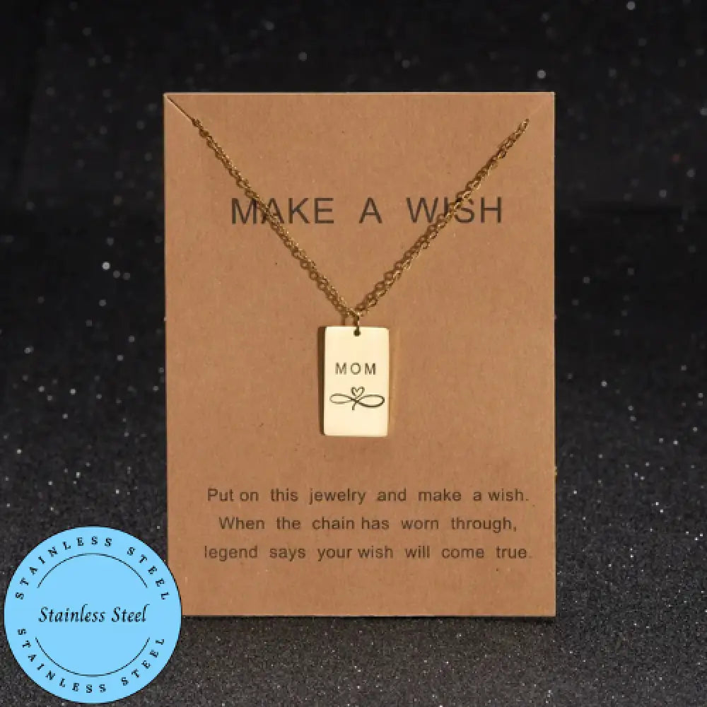 Mom – Gold Necklace