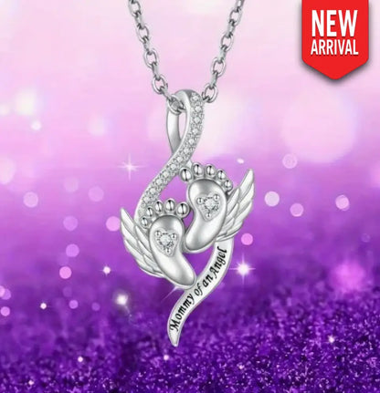 Mommy of an Angel – Silver Necklace