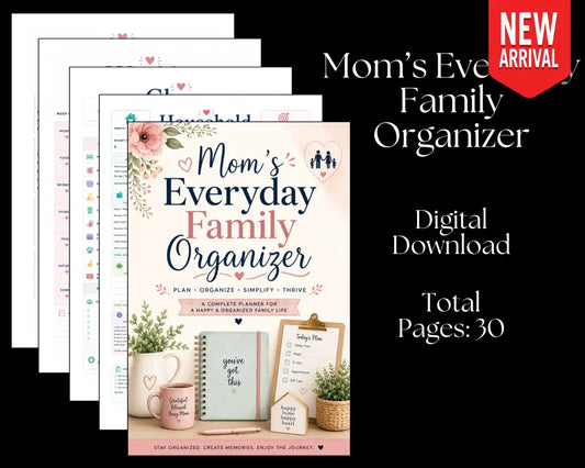 Mom’s Everyday Family Organizer - Digital Download