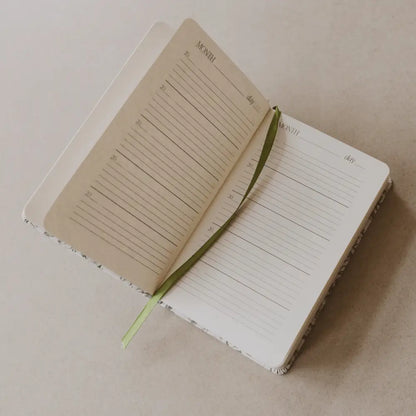 Mom’s One Line A Day Green Delft Leather Journal Notebooks