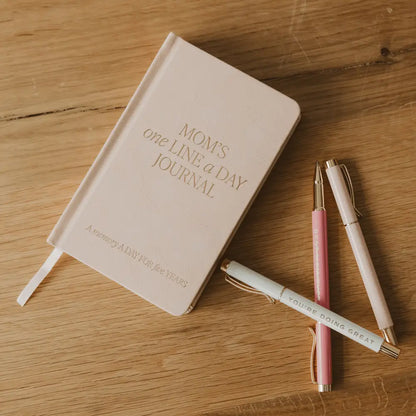 Mom’s One Line A Day Leather Journal - Notebooks