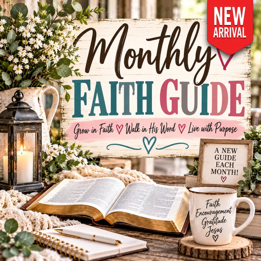 Monthly Faith Guide - October - Digital Download