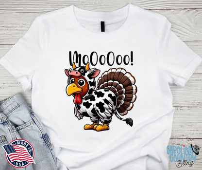 Moo Turkey – White Shirt