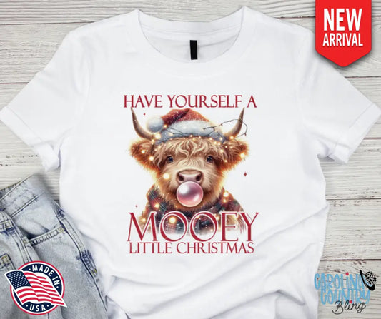 Mooey Little Christmas – White Small / Short Shirt