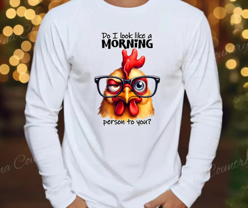 Morning Person – Multi Small / Long Shirt