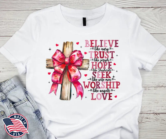 Mostly Love – White Small / Short Shirt