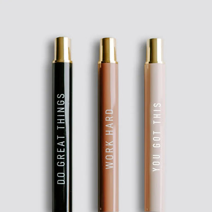 Motivational Metal Pen Set - Pens