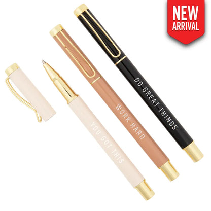 Motivational Metal Pen Set - Pens