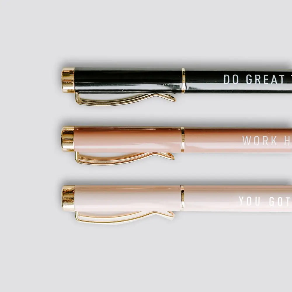 Motivational Metal Pen Set - Pens