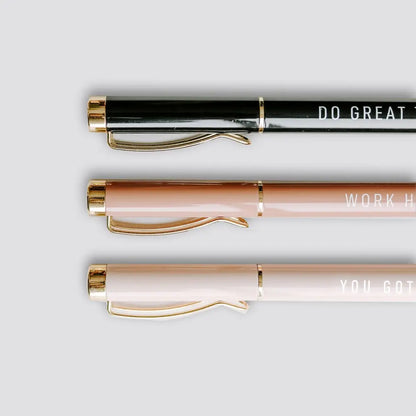 Motivational Metal Pen Set - Pens