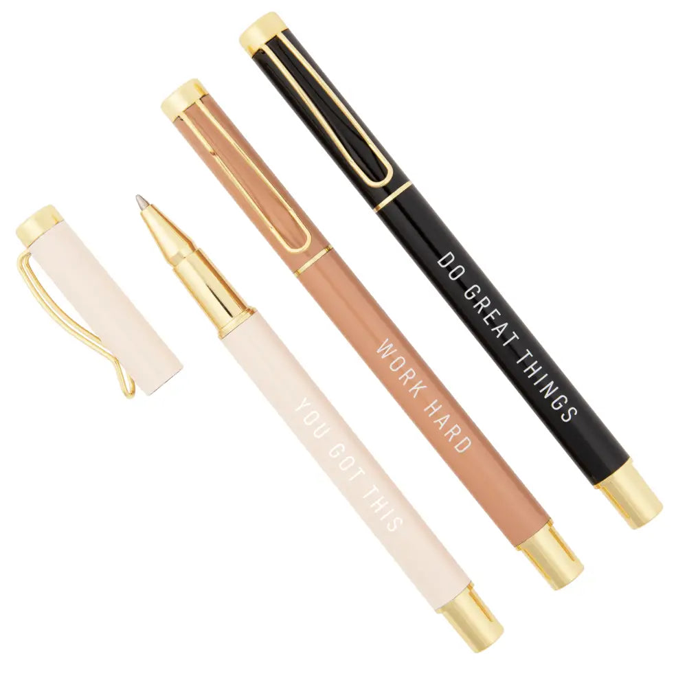 Motivational Metal Pen Set - Pens