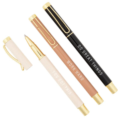 Motivational Metal Pen Set - Pens