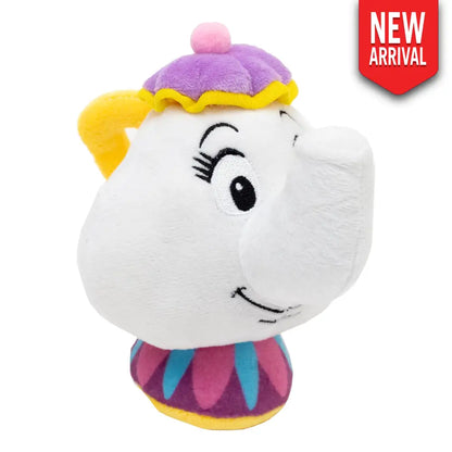 Dog Toy Squeaker Plush - Beauty and the Beast Mrs. Potts Teapot Replica Dog Toy Squeaky Plush
