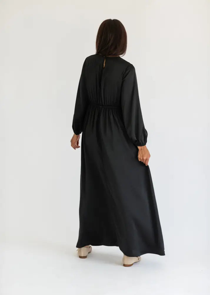 Muriel Satin Maxi Dress - FINAL SALE IC Dresses