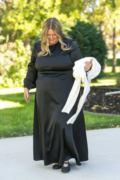 Muriel Satin Maxi Dress - FINAL SALE IC Dresses