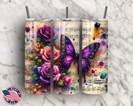 Music Helps Me Fly – Multi Tumbler