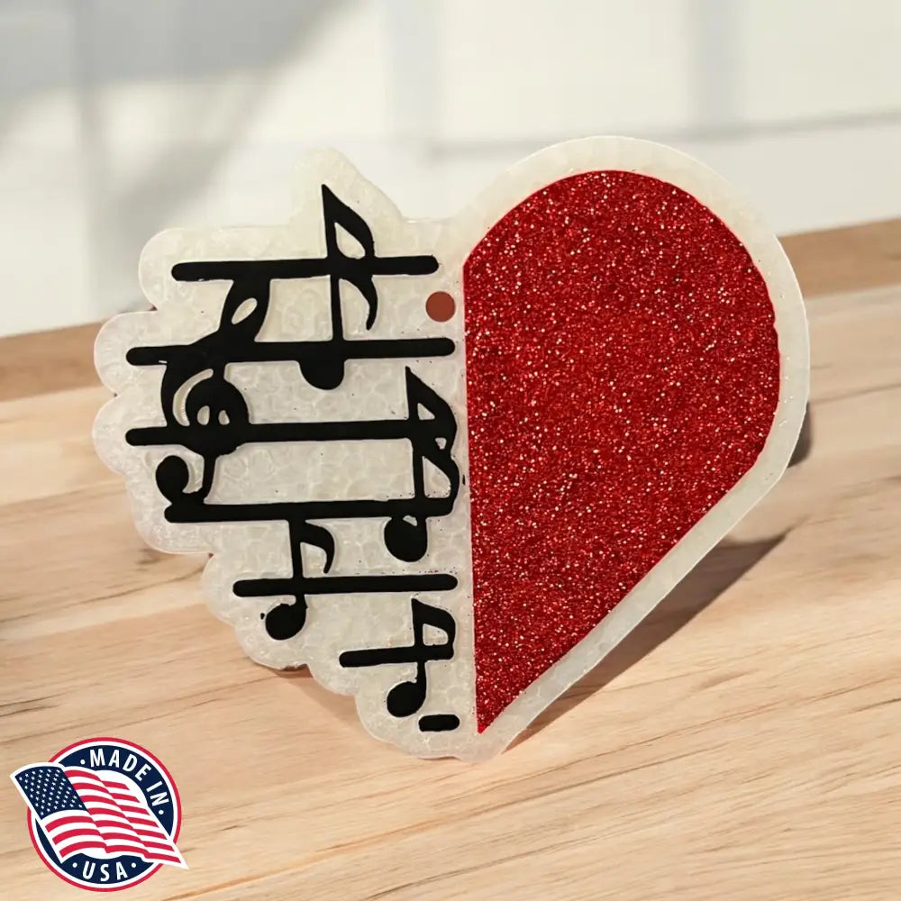 Musical Heart Freshie - Home Fragrance