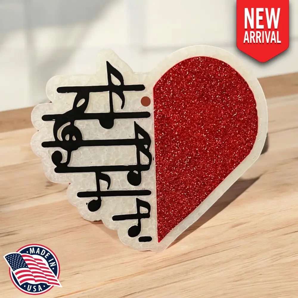 Musical Heart Freshie - Home Fragrance